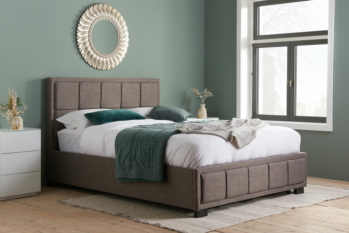 Hannover - Upholstered Fabric Bed Frame - Bickfords