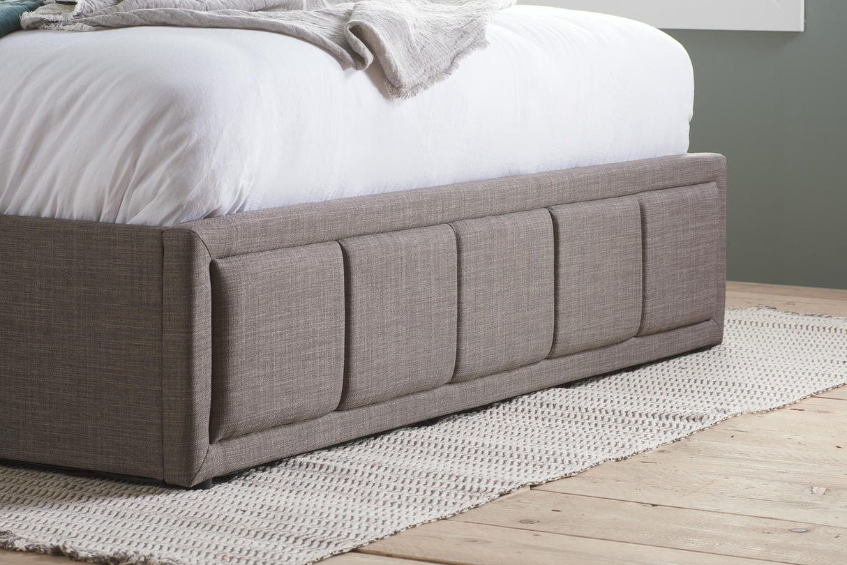 Hannover - Upholstered Fabric Ottoman Bed Frame - Bickfords