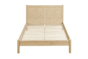 Herringford - Herringbone Wooden Bed Frame - Bickfords