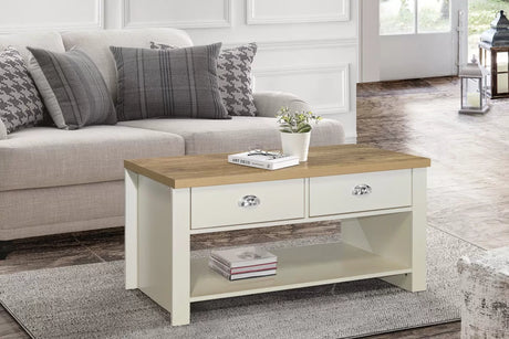 Highgate 2 Drawer Coffee Table - Bickfords