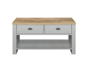 Highgate 2 Drawer Coffee Table - Bickfords