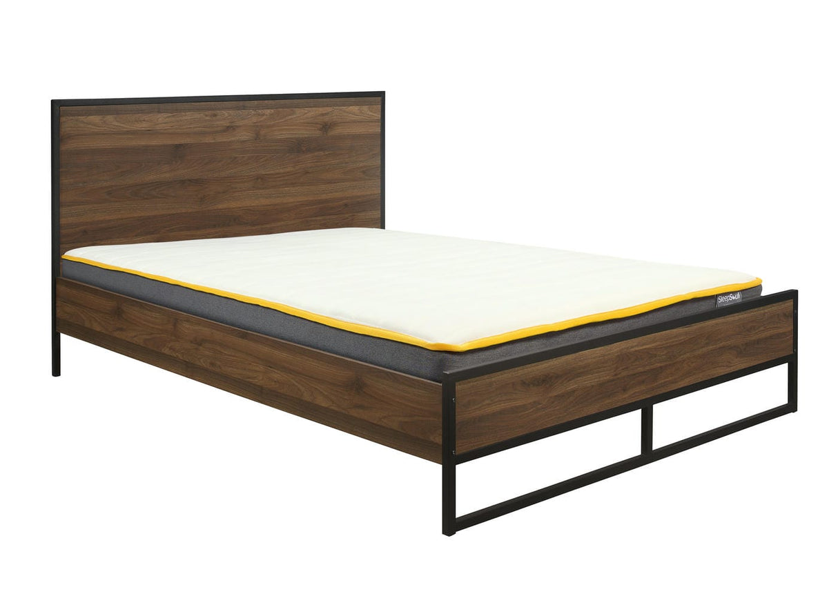 Houston - Walnut Wooden Bed Frame - Bickfords