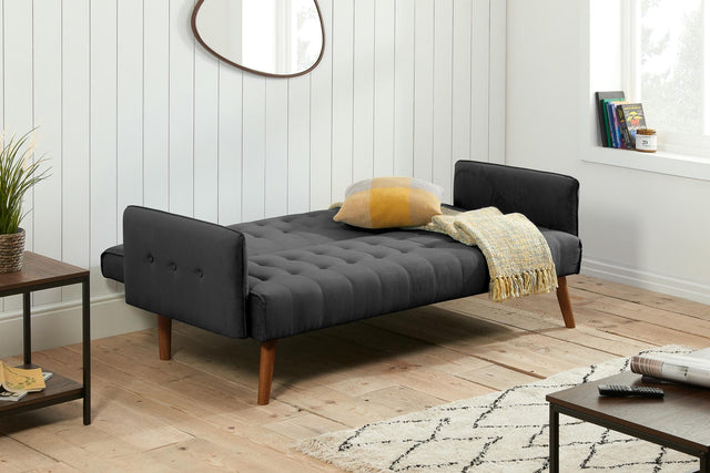 Hudson - Dark Grey Fabric - Sofa Bed - Bickfords