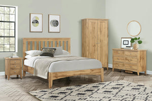 Hampstead - Oak Finish Wooden Bed Frame - Bickfords