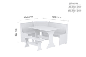 Hemington Corner Dining Set - Bickfords