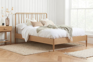 Jesper - Oak Wooden Bed Frame - Bickfords