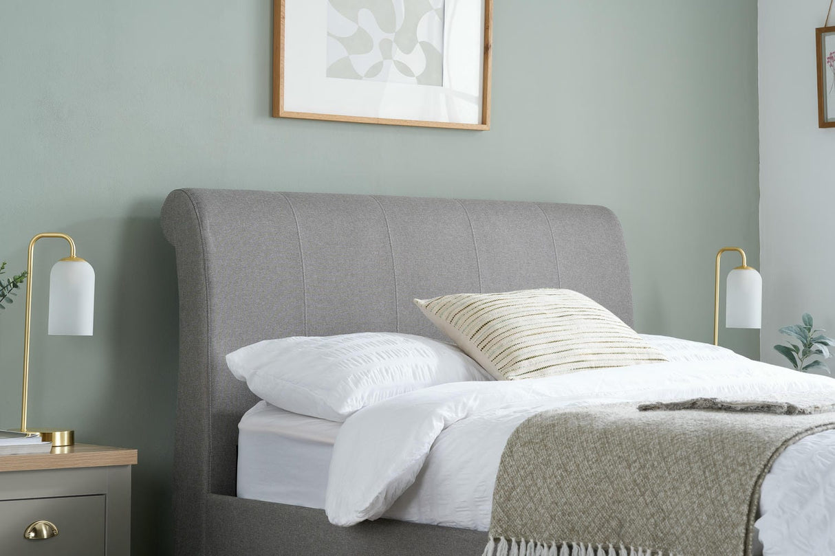 Lancaster - Upholstered Fabric Storage Bed - Bickfords