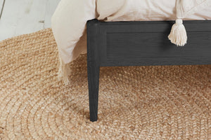 Leonie - Oak Rattan Bed Frame - Bickfords