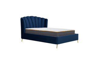 Lottie - Winged Fabric Ottoman Bed - Bickfords