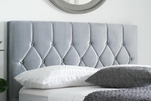 Loxley - Upholstered Buttoned Fabric Bed - Bickfords