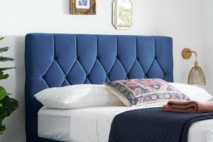 Loxley - Upholstered Buttoned Fabric Bed - Bickfords