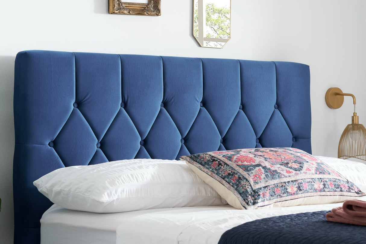 Loxley - Upholstered Buttoned Fabric Bed - Bickfords