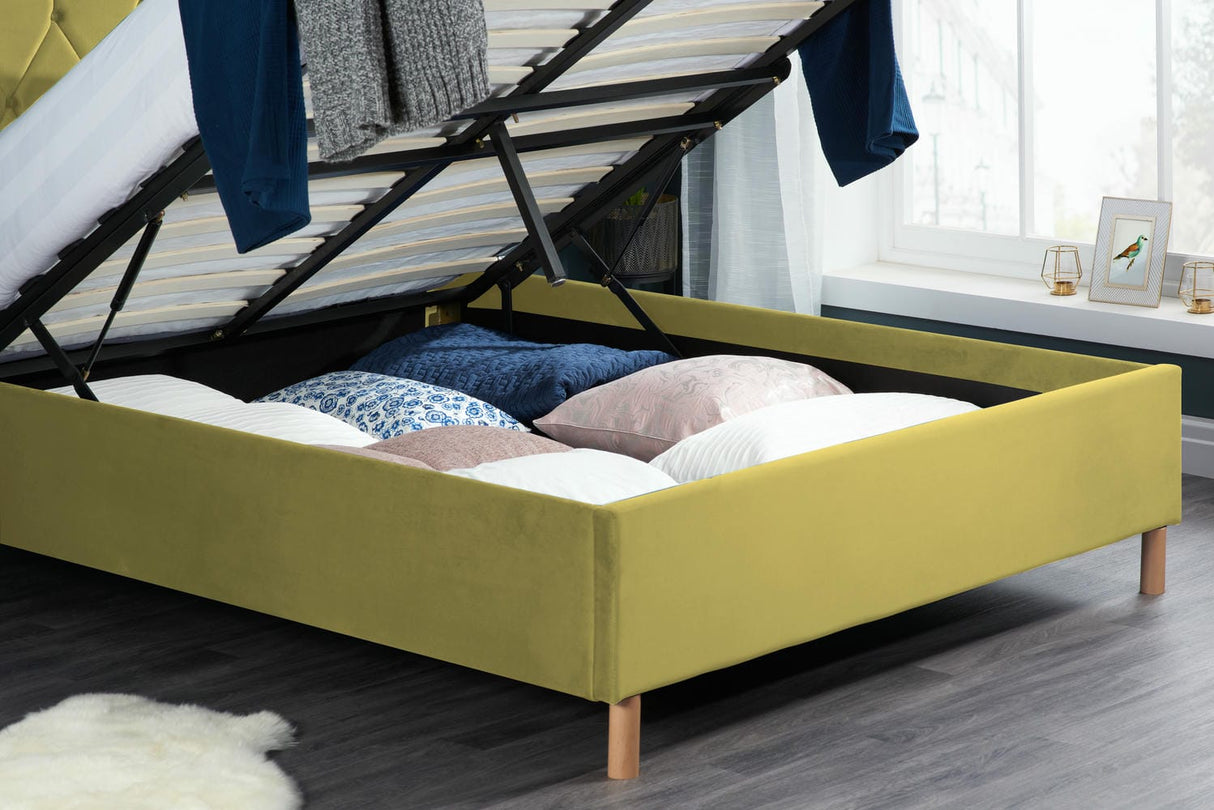 Loxley - Upholstered Fabric Ottoman Bed - Bickfords