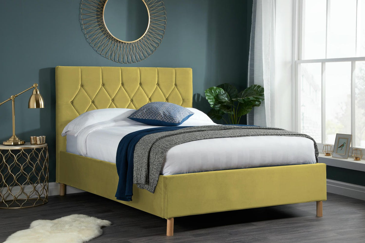 Loxley - Upholstered Fabric Ottoman Bed - Bickfords