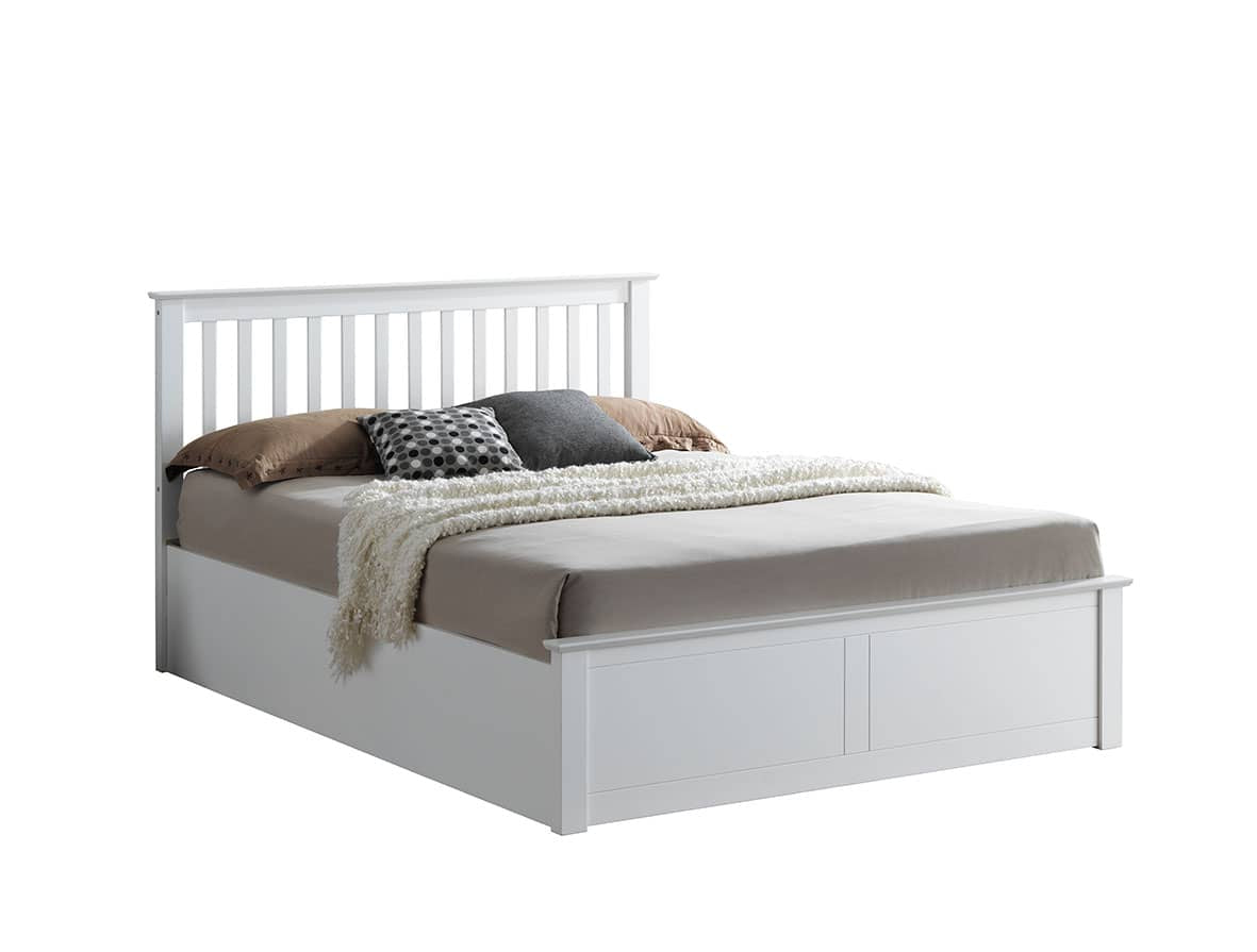 Malmo - Classic Wooden Ottoman Storage Bed - Bickfords