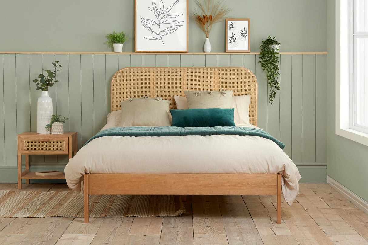 Margot - Wooden Rattan Bed Frame - Bickfords