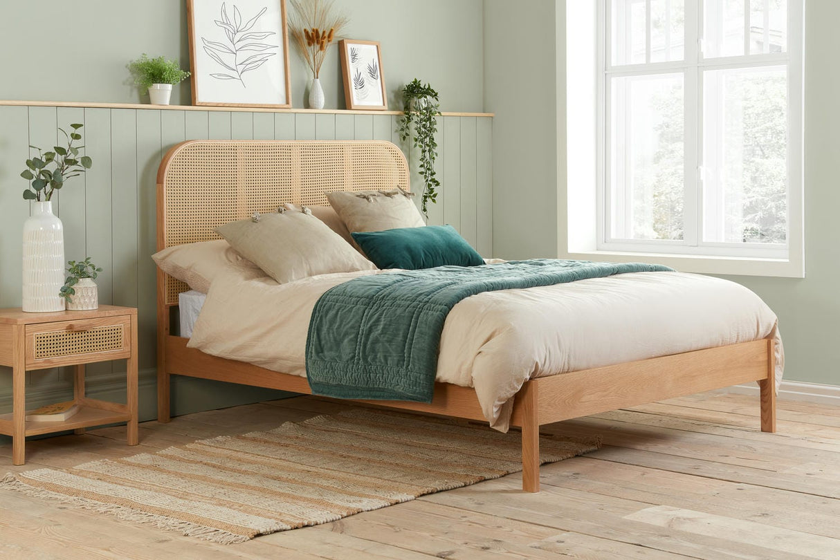 Margot - Wooden Rattan Bed Frame - Bickfords