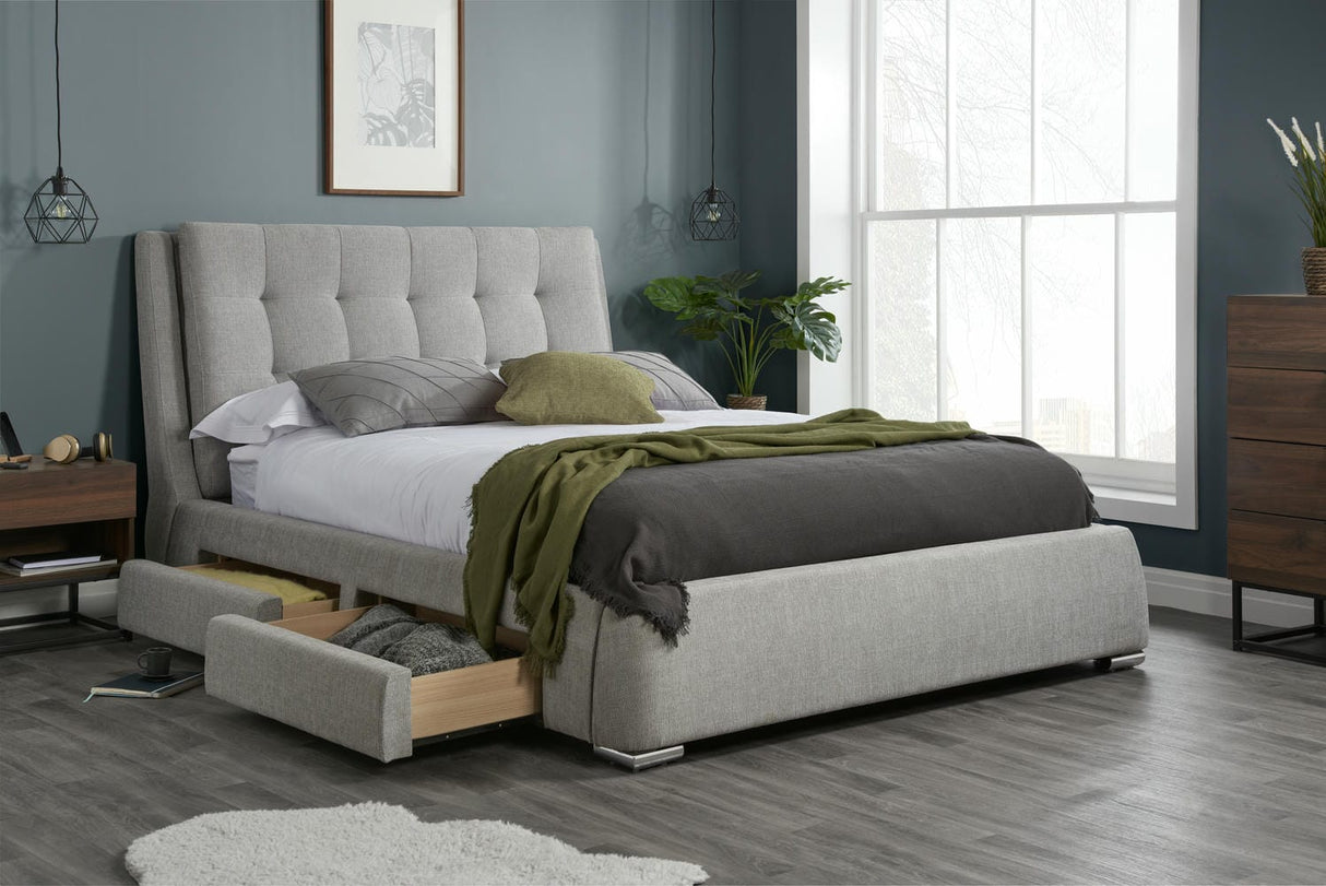 Mayfair - Upholstered Fabric Storage Bed - Bickfords