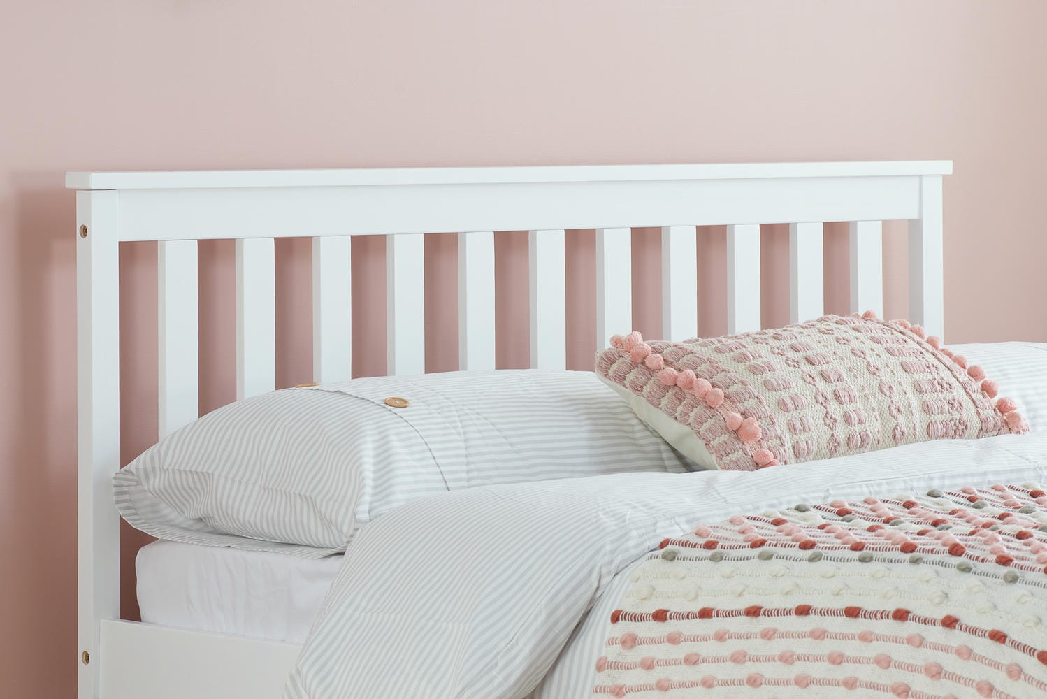 Oxford - White Pine Wooden Bed Frame - Bickfords