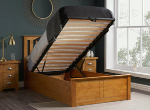 Phoenix - Wooden Ottoman Storage Bed - Bickfords