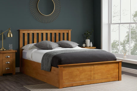 Phoenix - Wooden Ottoman Storage Bed - Bickfords