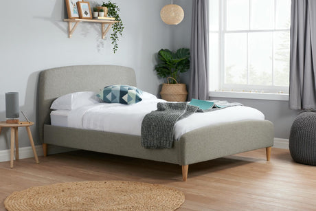 Quebec - Upholstered Fabric Bed Frame - Bickfords