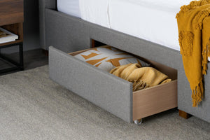 Shelby - Upholstered Fabric Storage Bed Frame - Bickfords