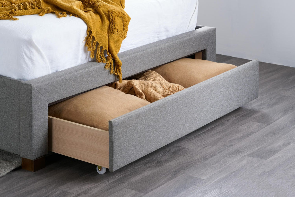 Shelby - Upholstered Fabric Storage Bed Frame - Bickfords