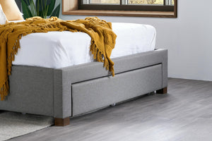 Shelby - Upholstered Fabric Storage Bed Frame - Bickfords