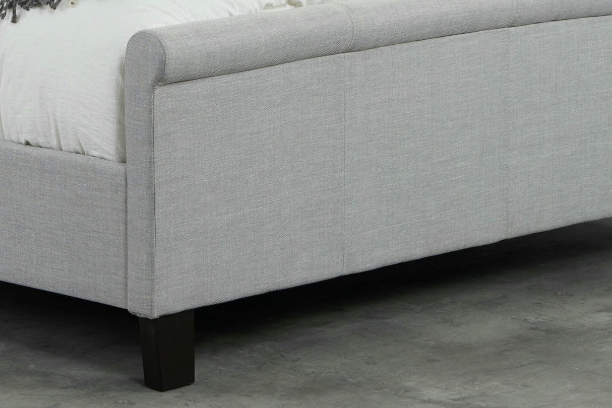 Stratus - Grey Upholstered Fabric Bed - Bickfords