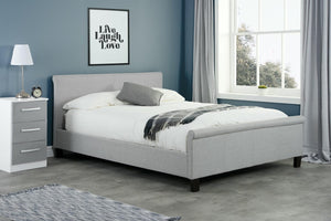 Stratus - Grey Upholstered Fabric Bed - Bickfords