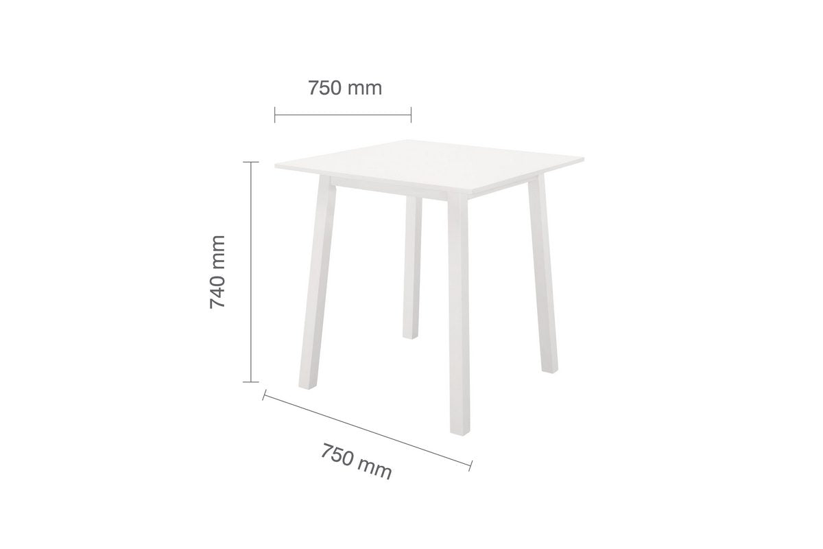 Stonesby Square Dining Table With 4 Upton Chairs - Bickfords