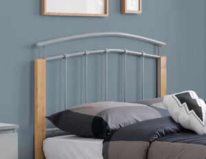 Tetras - Silver Metal Bed Frame - Bickfords