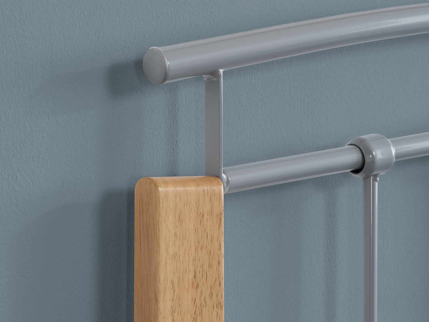 Tetras - Silver Metal Bed Frame - Bickfords