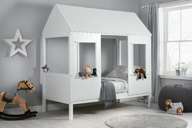 Treehouse - White Wooden Themed Bed Frame - Bickfords