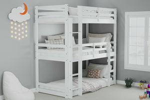 Tressa - Kids Triple Bunk Bed Frame - Bickfords