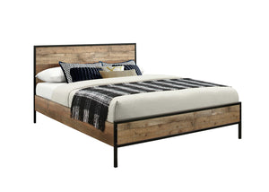 Urban - Rustic Oak Wooden Bed Frame - Bickfords