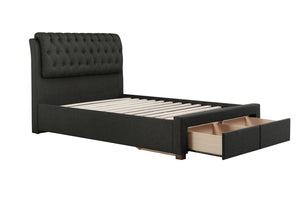 Valentino - Upholstered Fabric Storage Bed - Bickfords