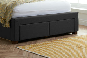 Valentino - Upholstered Fabric Storage Bed - Bickfords