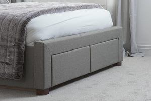 Valentino - Upholstered Fabric Storage Bed - Bickfords