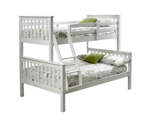 Carra -  Solid Pine Wooden Triple Sleeper Bed - Bickfords